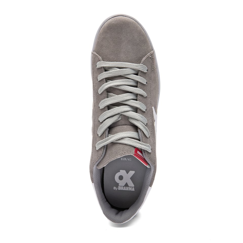 KU3784-GRI Tenis Hombre Ox By Brahma